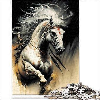 1000 peças Quebra-cabeças Quebra-cabeças de Cavalos Quebra-cabeças de papelão presente para idades 12 mais Decoração de Parede Presentes Únicos de Aniversário e Natal estilo 947