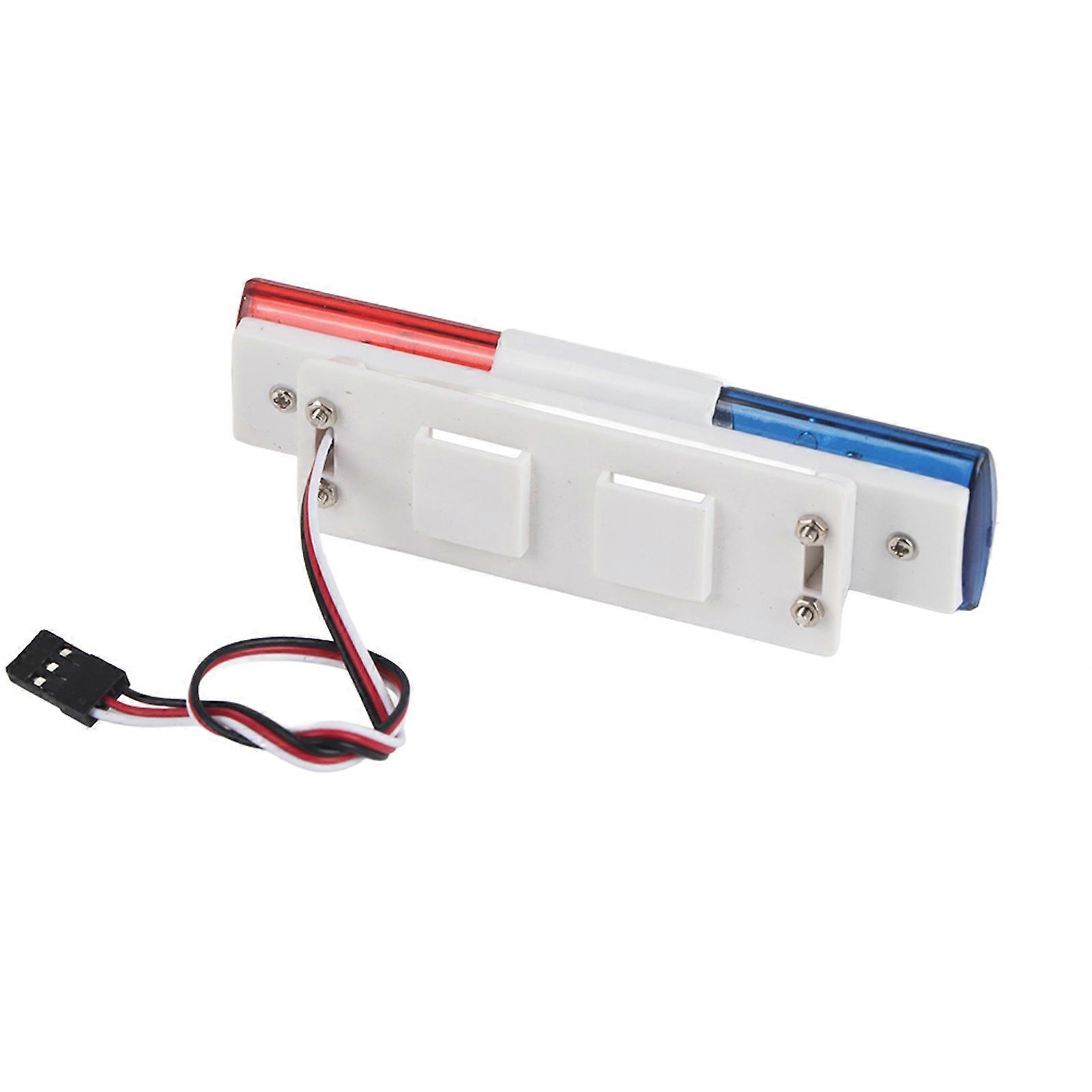 Red and Blue LED Warning Flashing Lights for Remote Control Car RC Accessory