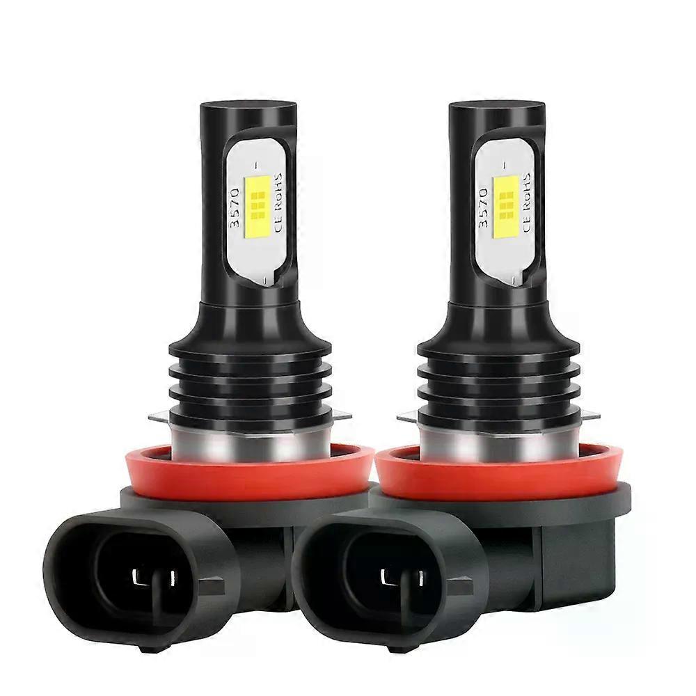 2x Led Car Fog Lights Bulb For Seat Toledo 2012 2013 2014 2015 2016 2017 2018 2019 LED Front Fog Lamp Canbus 6000K CSP 3570 Chip