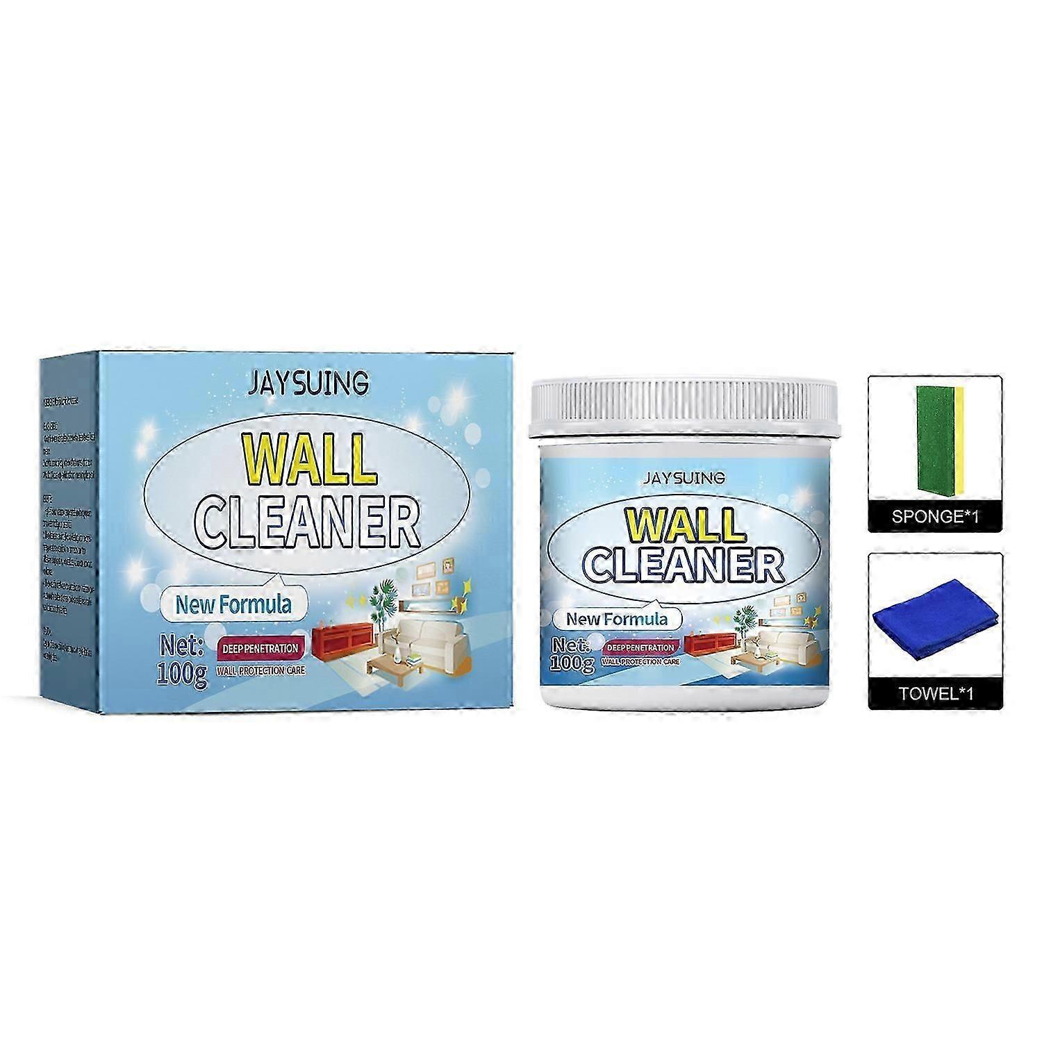 Jaysuing Wall Mending Paste, White Wall Stain Graffiti Cover Repair Wall Renovation Color Change Net
