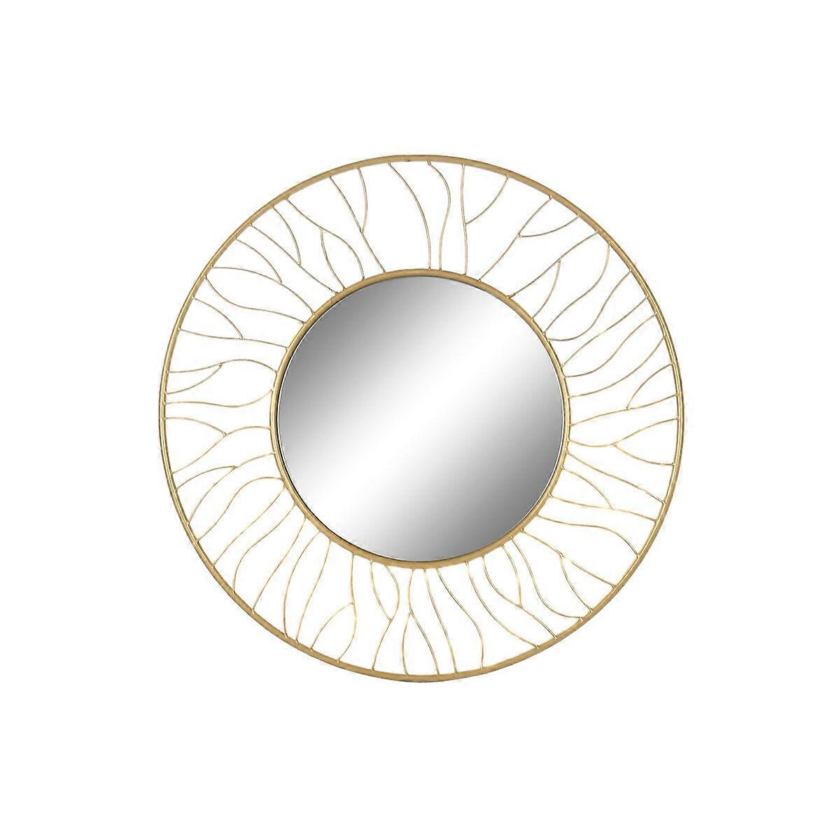 Wall Mirror Home ESPRIT Gold 70 x 2 x 70 cm