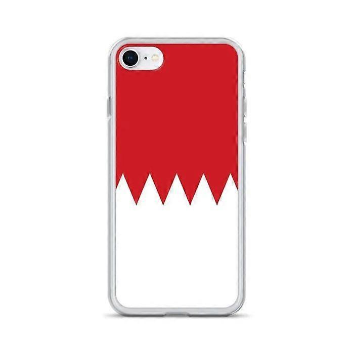 Phone case - PIXELFORMA - iPhone 7 - Bahrain Flag - Transparent plastic - TPU back cover