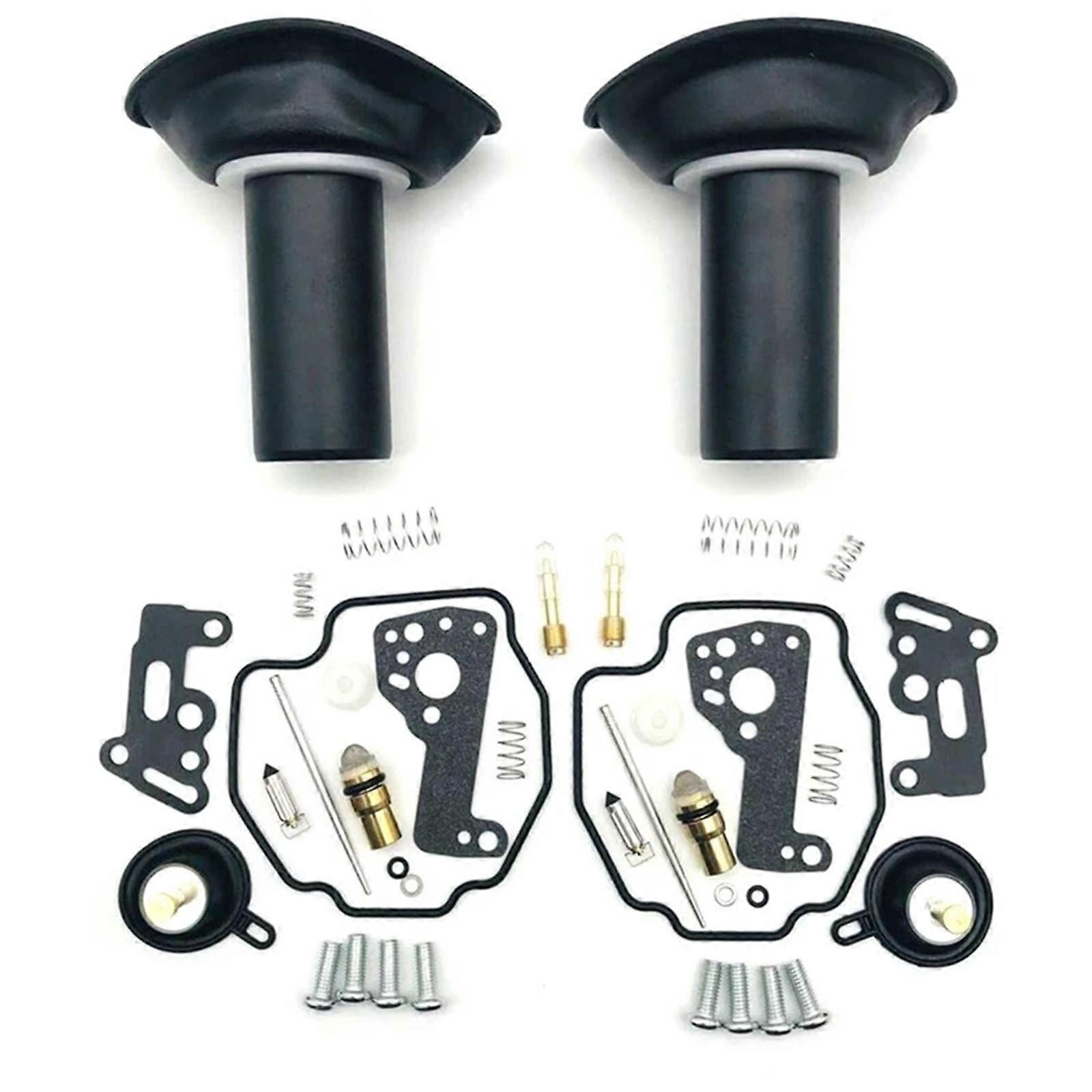 Motorcycle Accessories Rebuild Repairing Set for Virago XV535 Carburetor Rebuild Diaphragm Plunger Kit Easy Installation