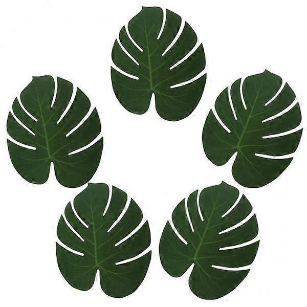 2-3 of pack 5 Artificial Leaf Faux Table Placemat Dining mat