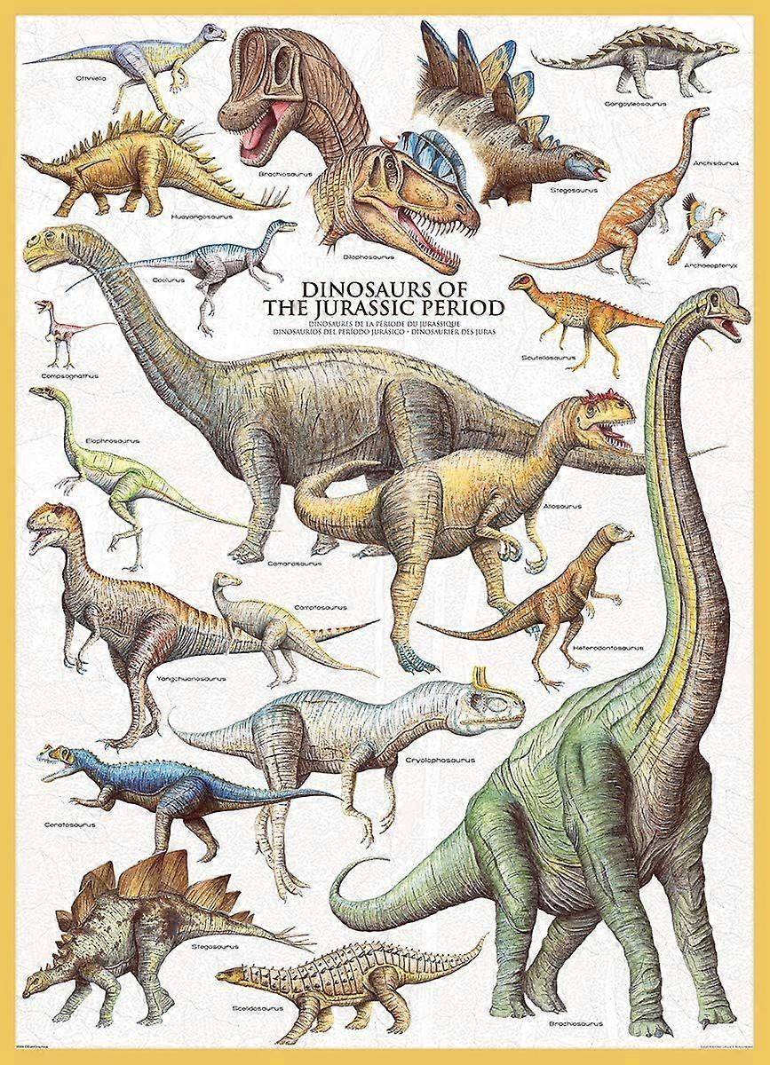 Dinosaurier Jurassic 1000 bitars pussel