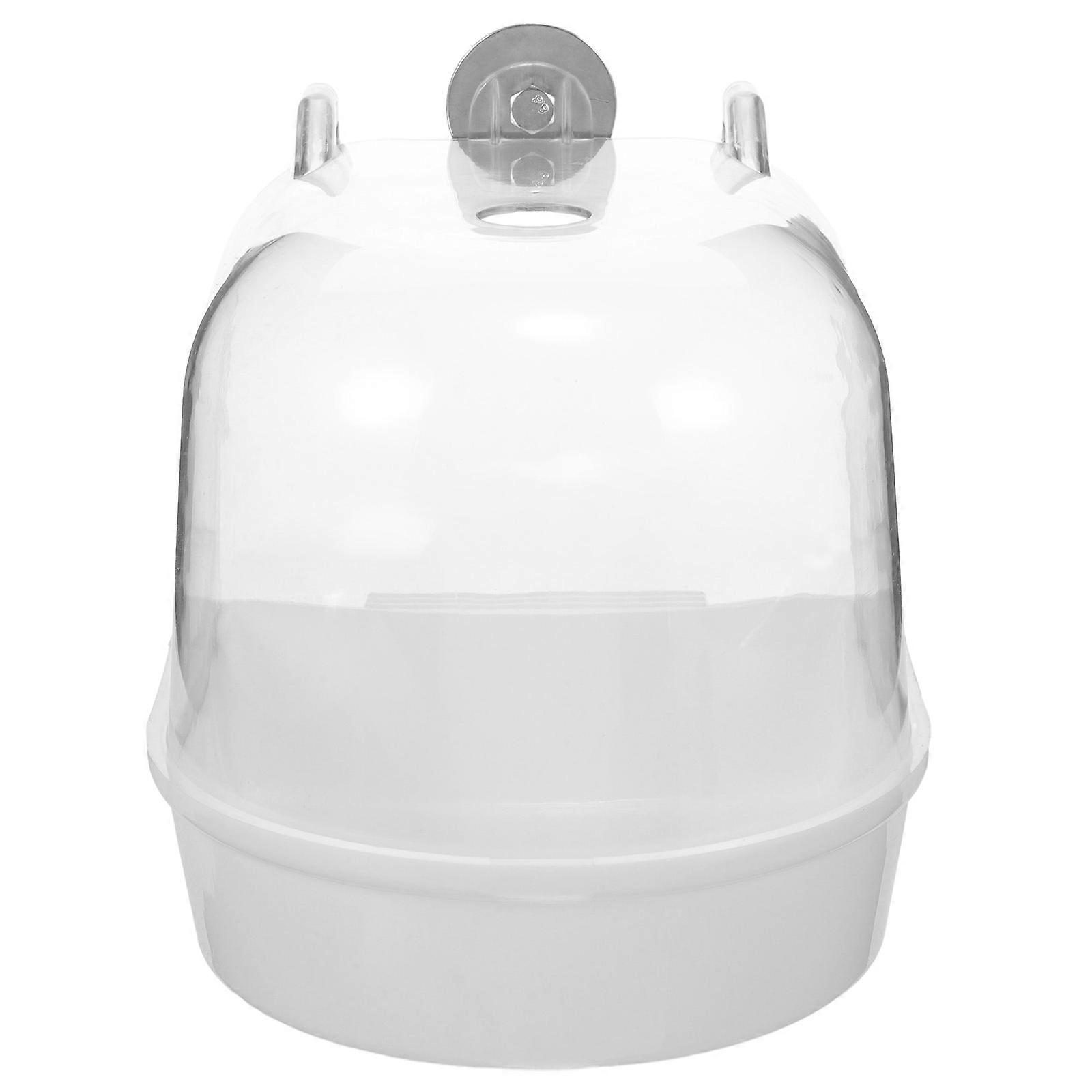 Compact Hanging Bird Bath Box for Parrots & Budgies – Durable, Leak Proof Design for Bathing & Cleaning