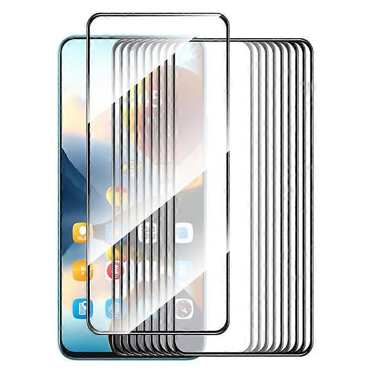 ENKAY HAT PRINCE 10PcsXiaomi Poco M6 Pro 5G / Redmi 12 5G(グローバル)HDクリアフィルム0.26mm 9Hスクリーンプロテクターに対応