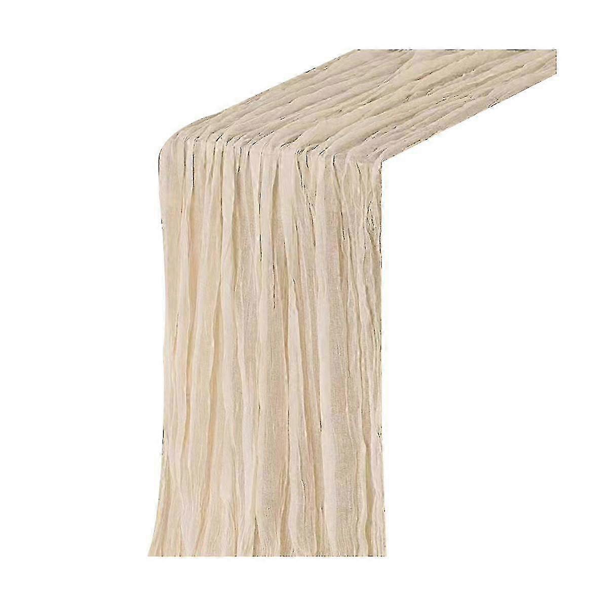 Boho Gauze Cheese Cloth Table Runner Rustic Sheer Table Runner Long Suitable for Weddings and Special Events