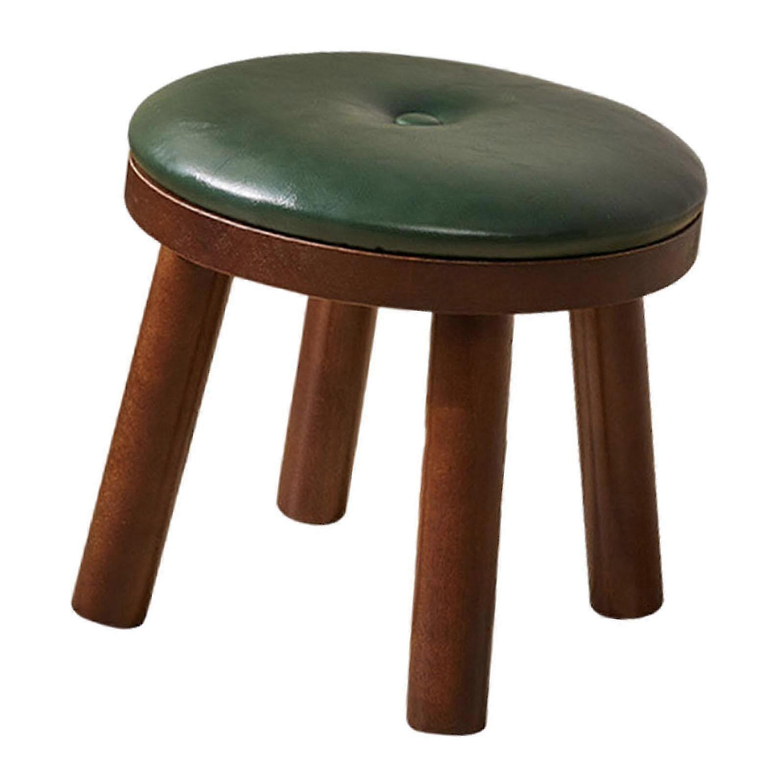 Short Soft Bag Small Foot Stool for Dressing Room Apartment Couch, Suitable for Various Styles