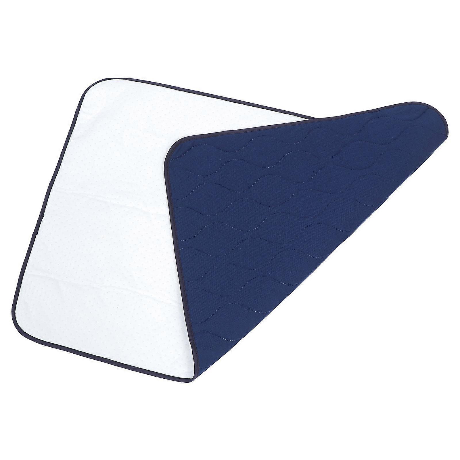 Blue Elderly Changing Pad with Non Slip Bottom for Easy Cleaning and Wide Use 1 Pc Cloth