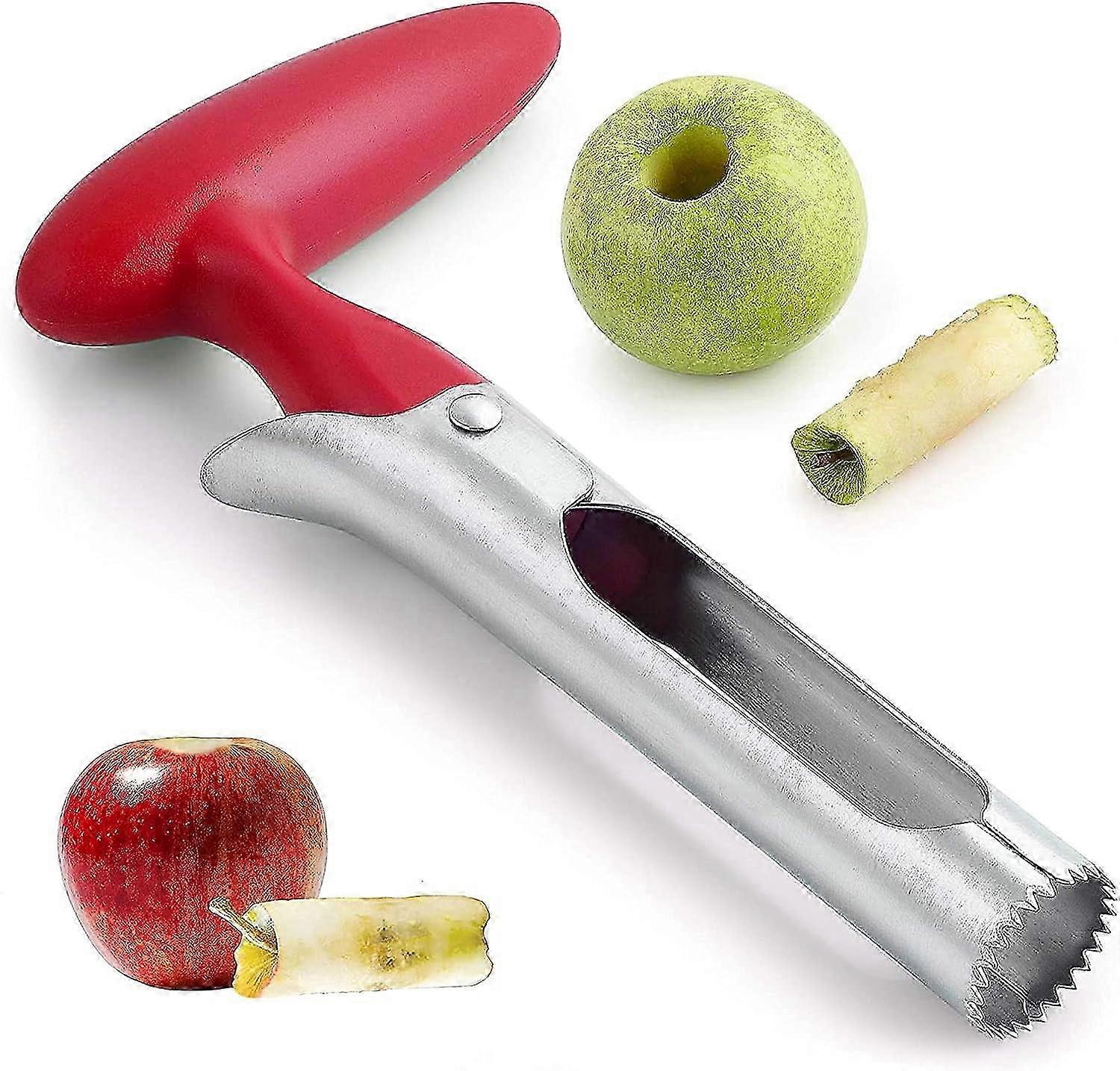 Apple Corer with Ergonomic Handle & Sharp Serrations for Kitchen Use