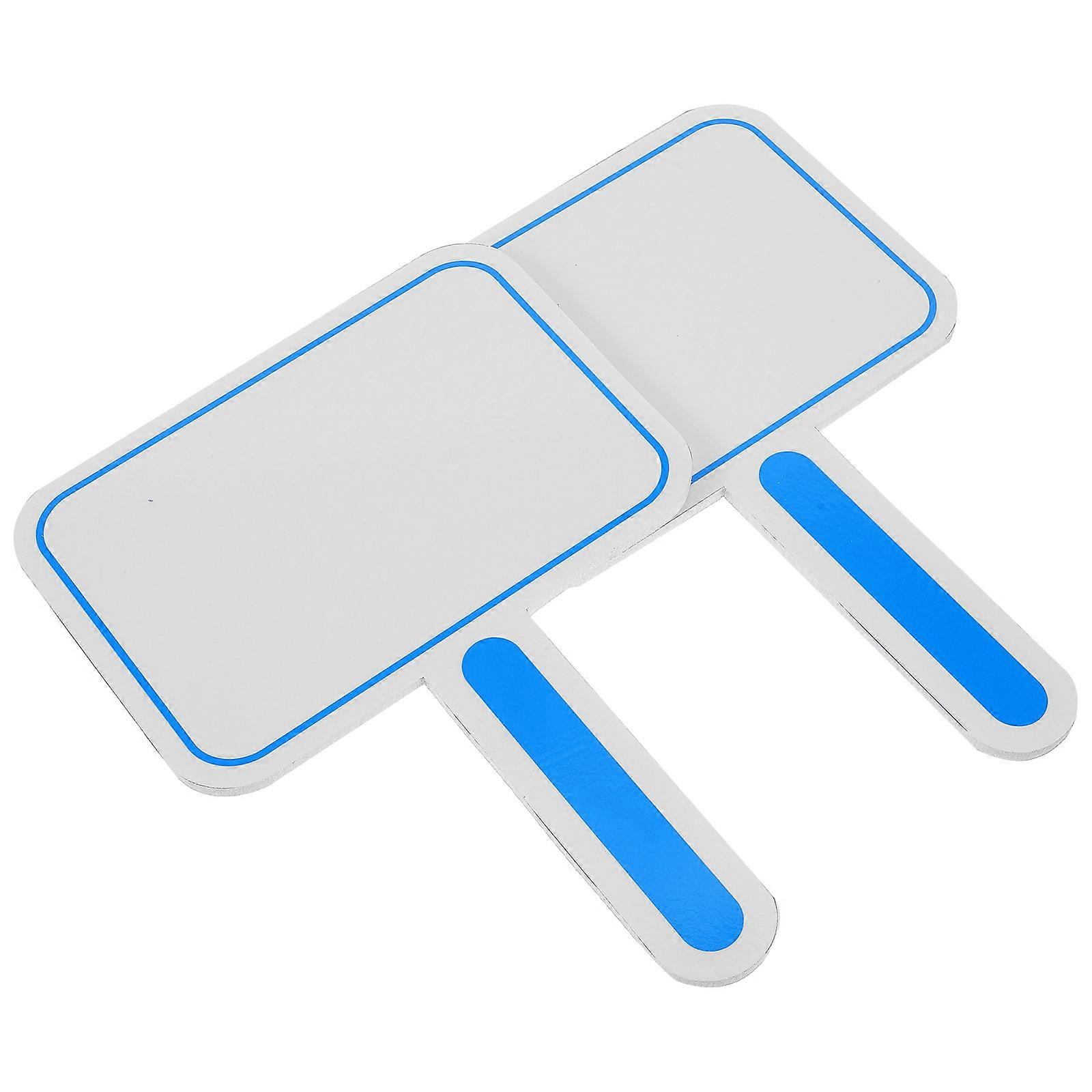 Handheld Blank Score Boards Dry Erase Voting & Scoring Pads for Judges, Sports Events, Classroom Use