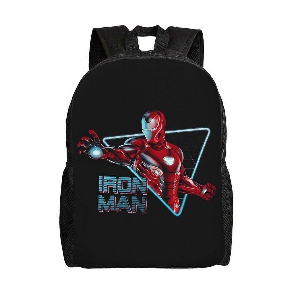 Iron Man Versatile Backpack Washable casual style School Student Backpack Trendy Oxford Cloth Computer Bag Unisex-hk3872