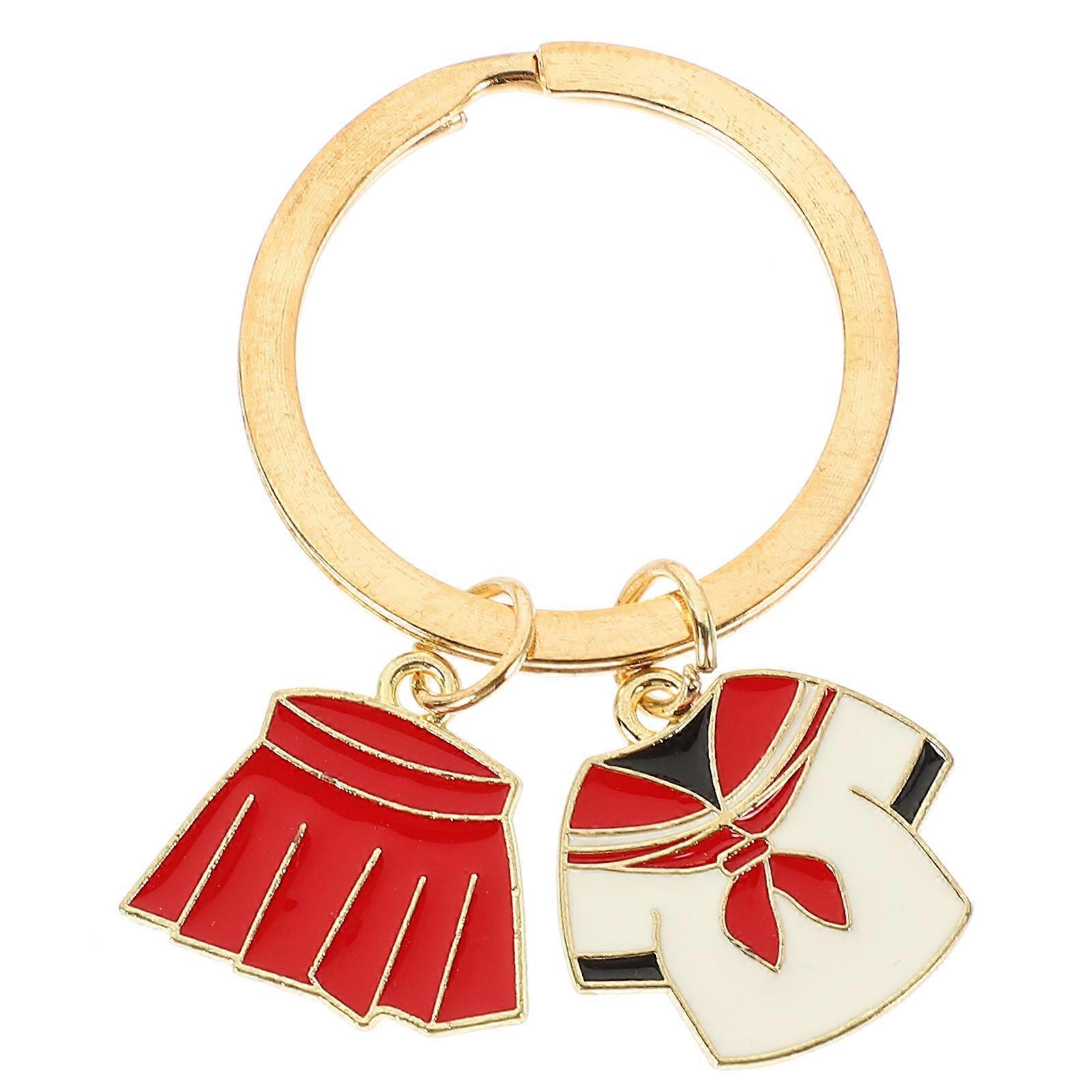 Here's a refined and professional product description based on your input:
**5PCS Cartoon Metal Keychains Adorable Key Rings for Women, Kids &