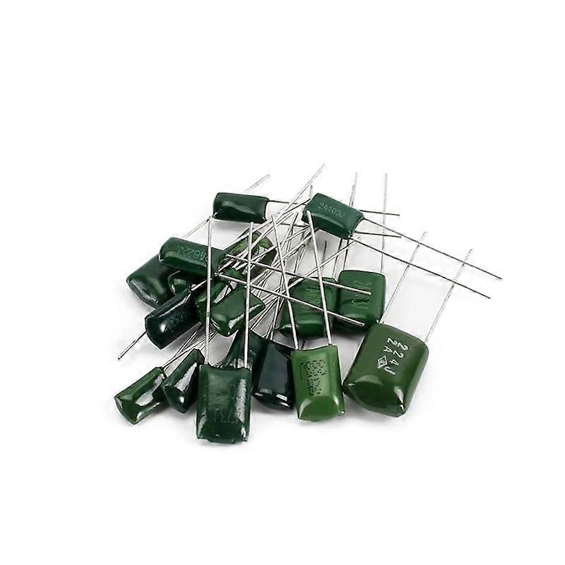 180PCS Polypropylene Film Capacitor Kit 100V 2A471J 2A224J 2A102J 2A152J 2A222J 2A332J 2A472J for Electronics Projects