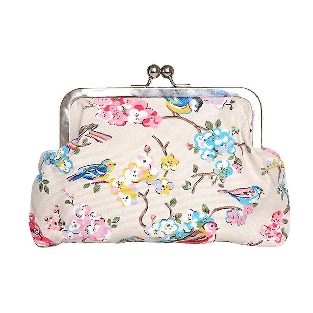 トラベルメイクアップオーガナイザー小型トラベルバッグ長方形布素材ジッパー付きポーチ1個