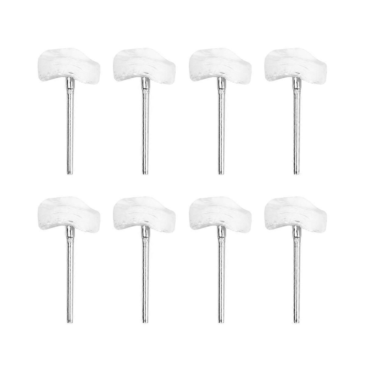 Buffing Pads Mini Polishing Pad Drill Accessories Automotive Maintenance White 4x2cm Polishing 20Set