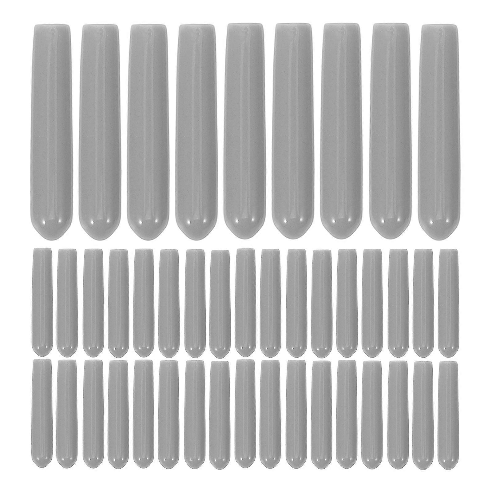 Dishwasher Rack End Covers Dishwasher Rack Prong End Caps Home Use Grey 3.00X0.50X0.50cm Rust Protection 100Pcs