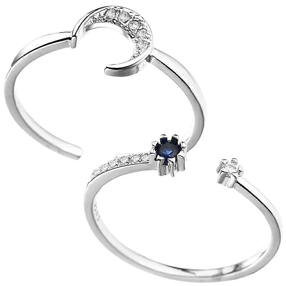 Here's a polished and professional product description for your **2pcs Adjustable Open Ring Set**:
**2pcs Adjustable Open Ring Set for Women –