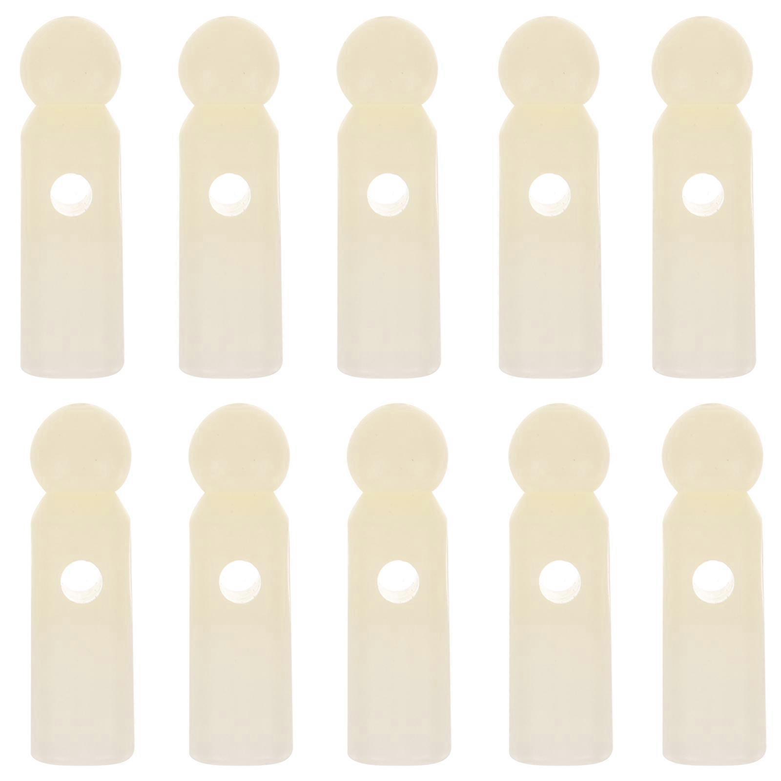 10 pcs Rain Umbrella Tail Beads Plastic Bone Covers for Foldable Umbrella