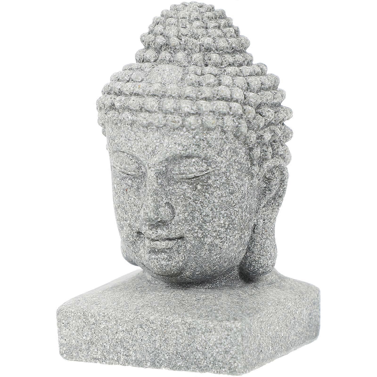 Buddha Statue Decorative Bluestone Powder Home Decoration Chinese Style Peace of Mind 5.6X3.2X3.2cm 1Set