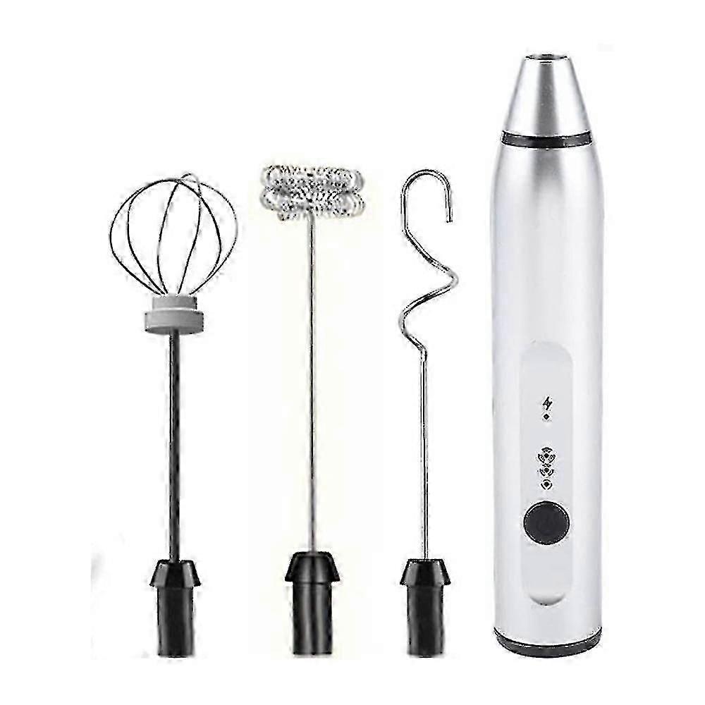 Egg Beater,wireless Electric Multi-speed Control Rechargeable Battery