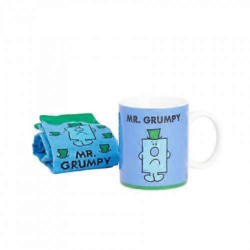 Mr Men Mens Mr Grumpy Mug and Sock Set