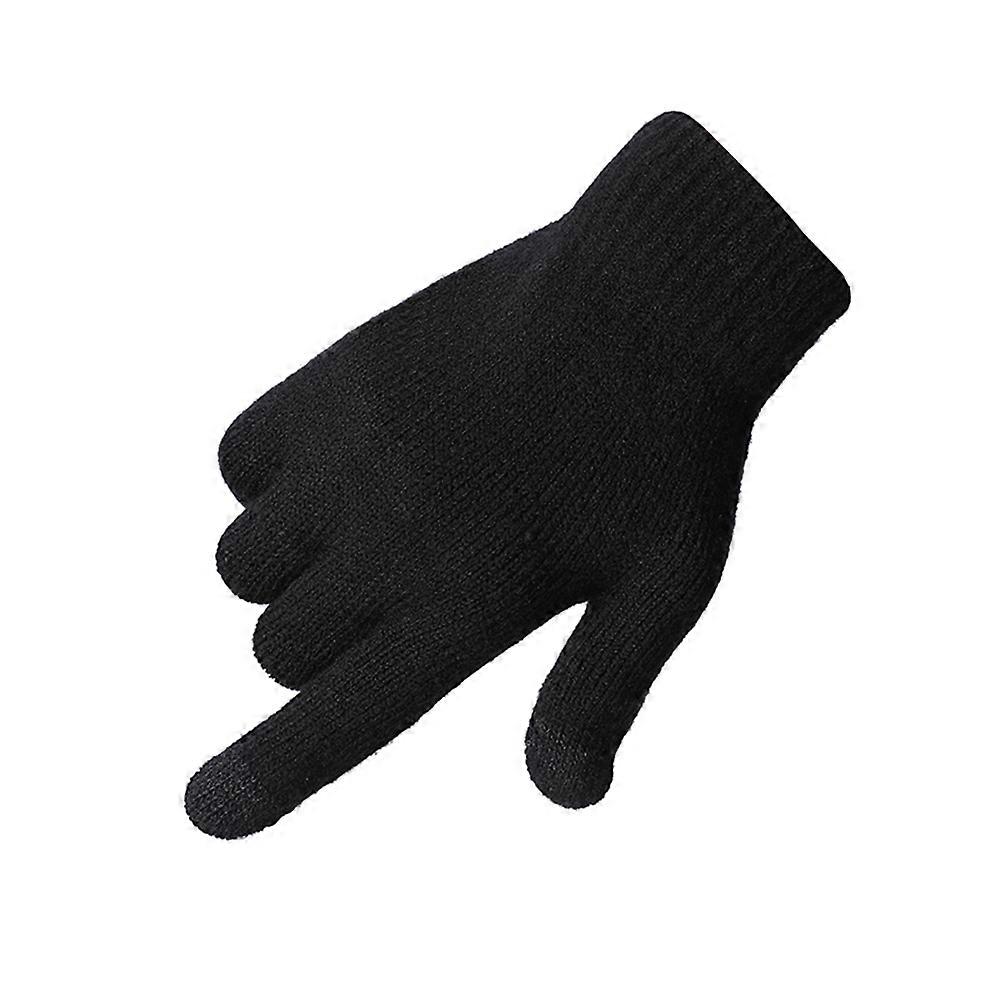 Gants coupe-vent G1971 Noir Hommes Activités de plein air chaud 21x11 cm Paire d’écran anti-vent