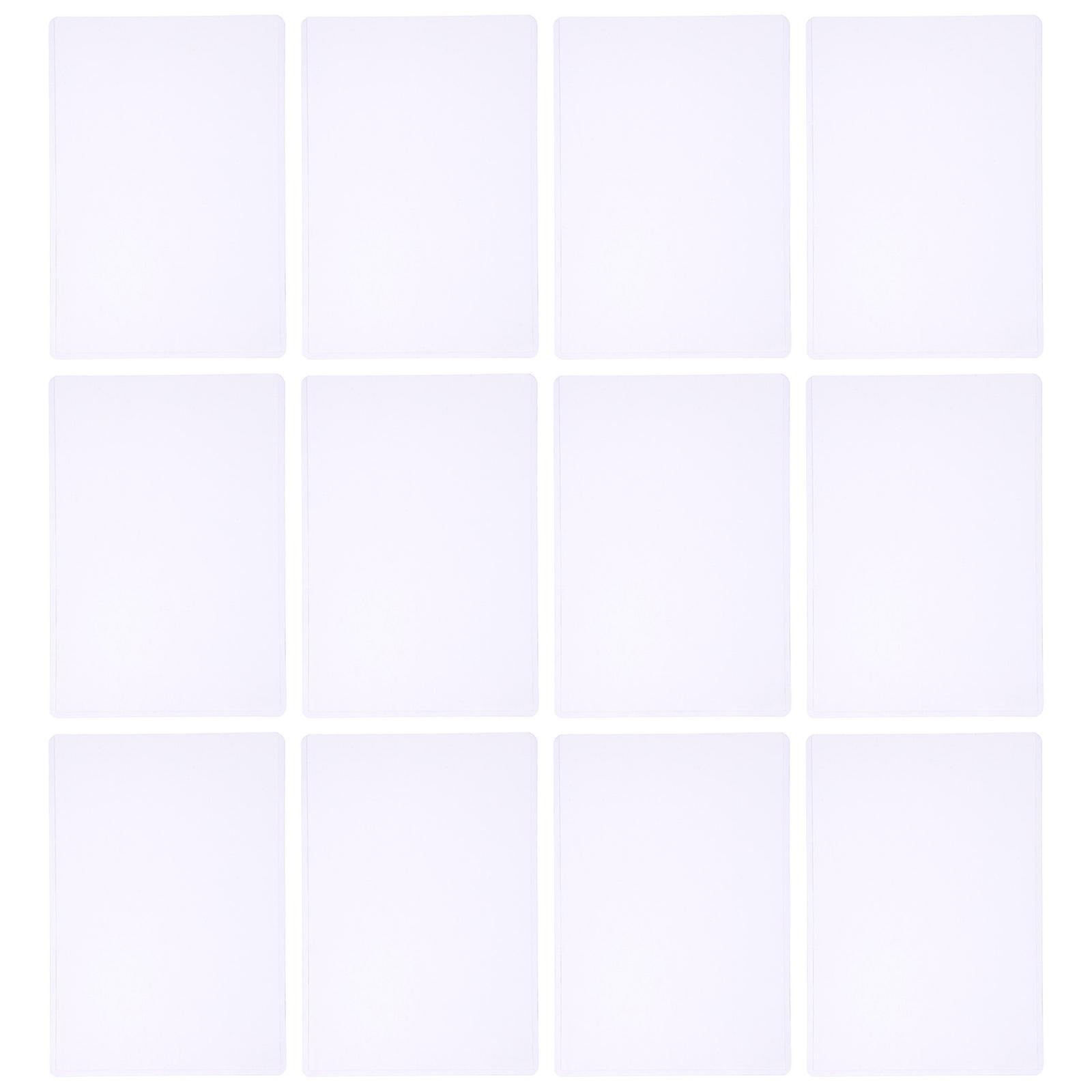 Protective Card Sleeves Hard Plastic Holders B6 Size Vertical Dustproof Waterproof 30Pcs