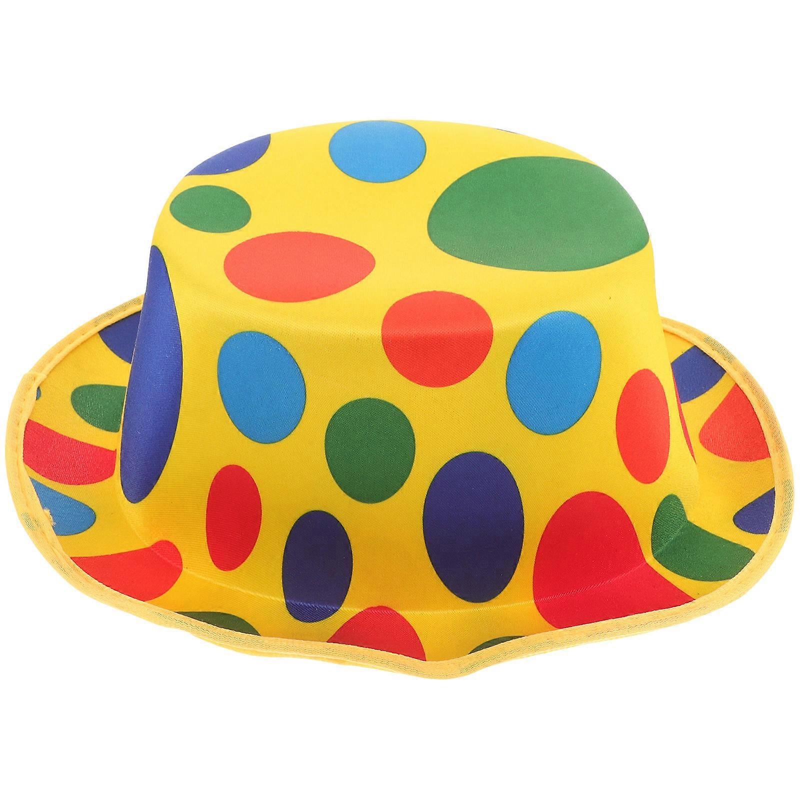 Cosplay Hats Clown Performance Hat Tall Cylinder Non-Woven Fabric 1Set