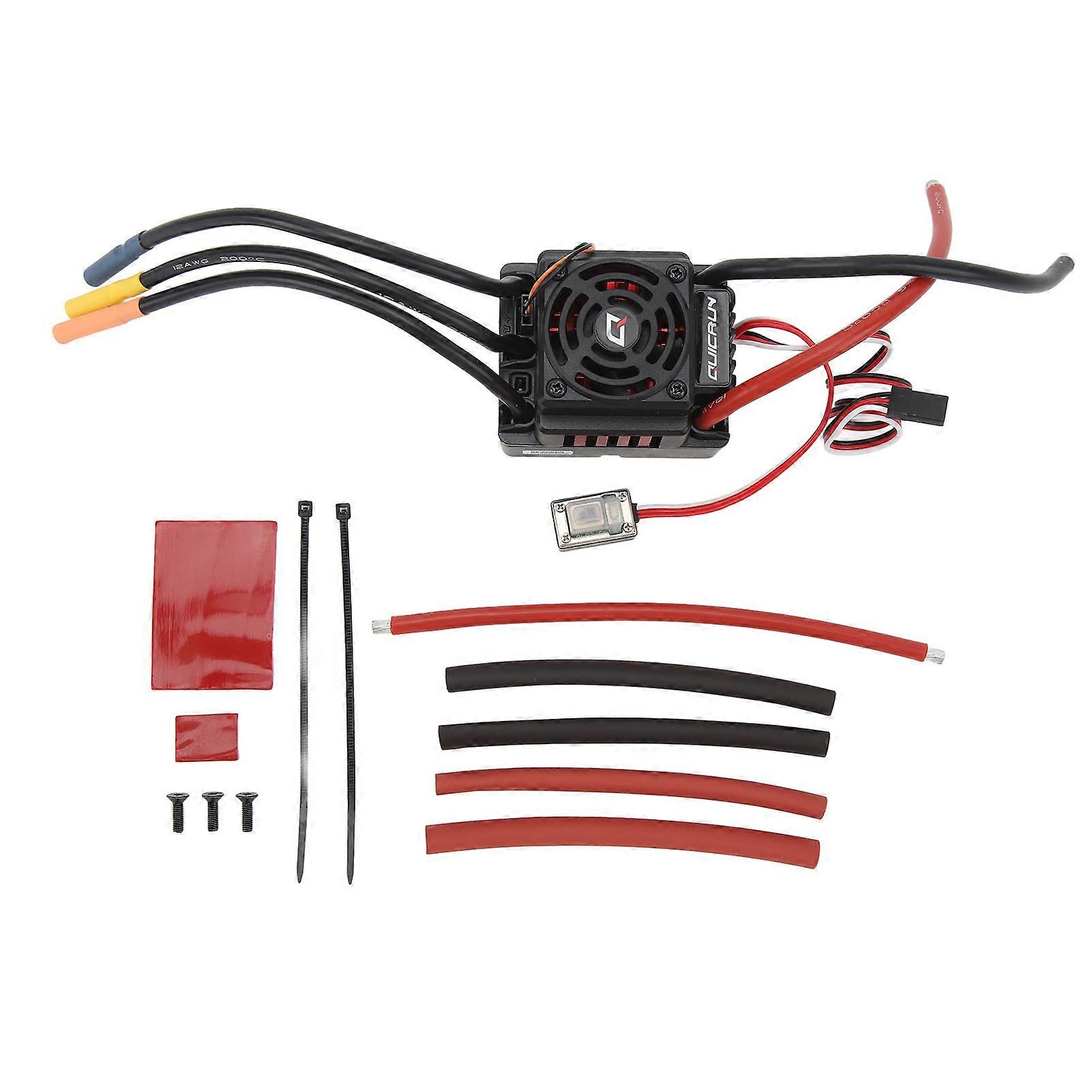 WP 8BL150 Waterproof 150A Brushless ESC Electric Speed Controller Sensorless Brushless Motor 150A Waterproof ESC for 1/8 RC Car