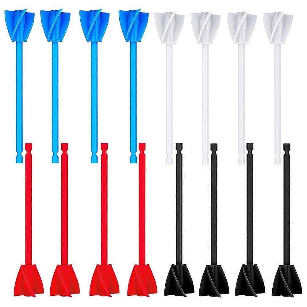 16-Piece Resin Mixing Paddle Set, Reusable Drill Attachment for Plastic Paint Mixer, Helix Mixing Tool for Drill Compatibility