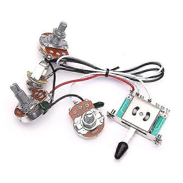 Guitar Wiring Harness 1V2T 1Jack 5Way Switch