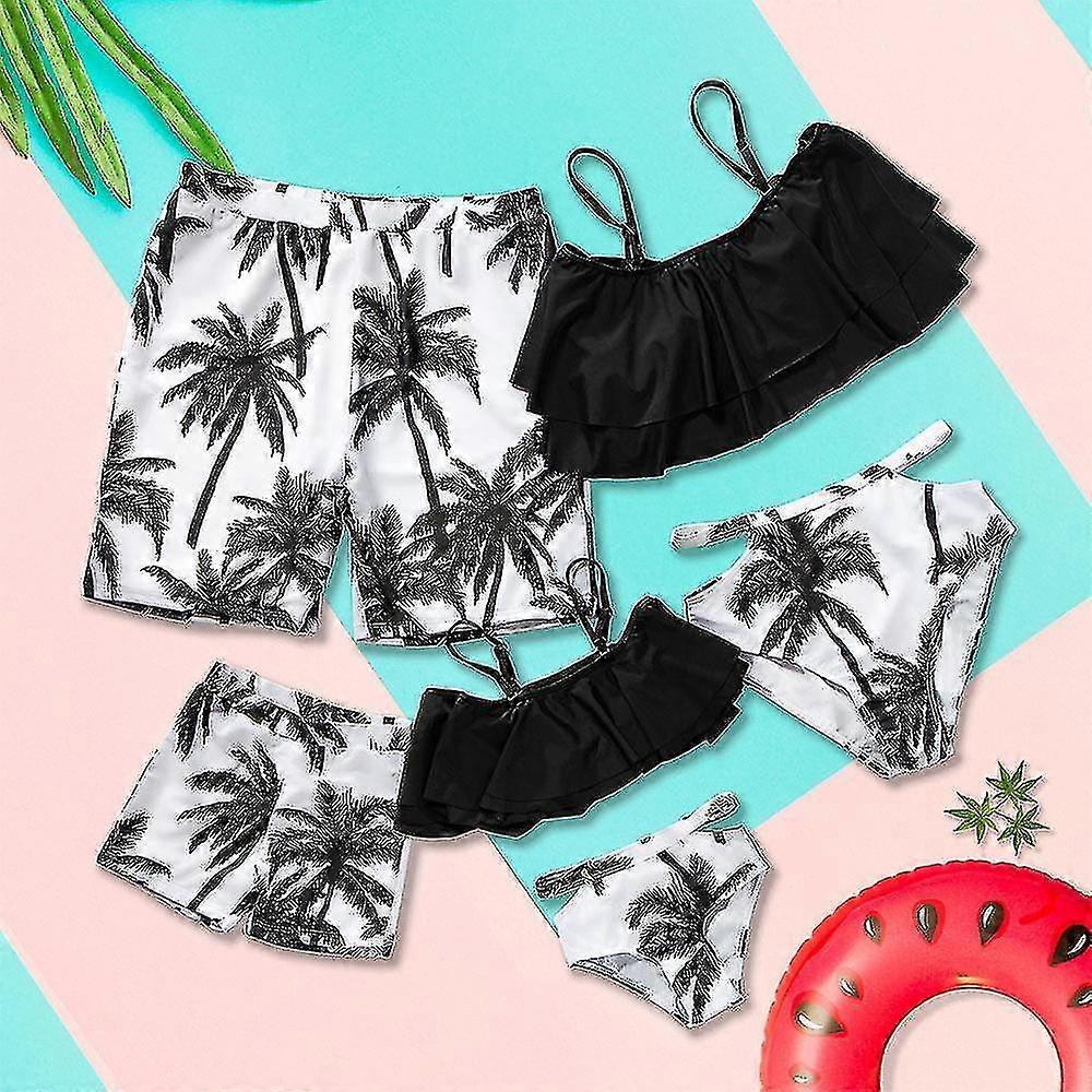 Family Bikini Swimsuits Set for Beach
