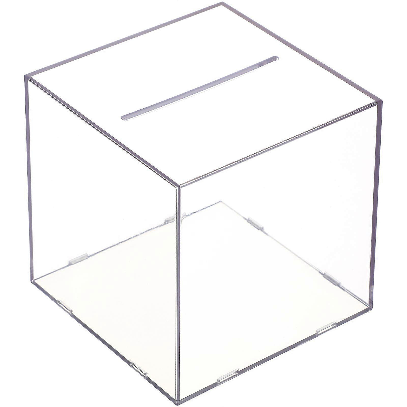 a refined product description for your **Transparent Saving Bank Small Acrylic Piggy Bank**:

 

**Transparent Small Acrylic Piggy Bank – Creative