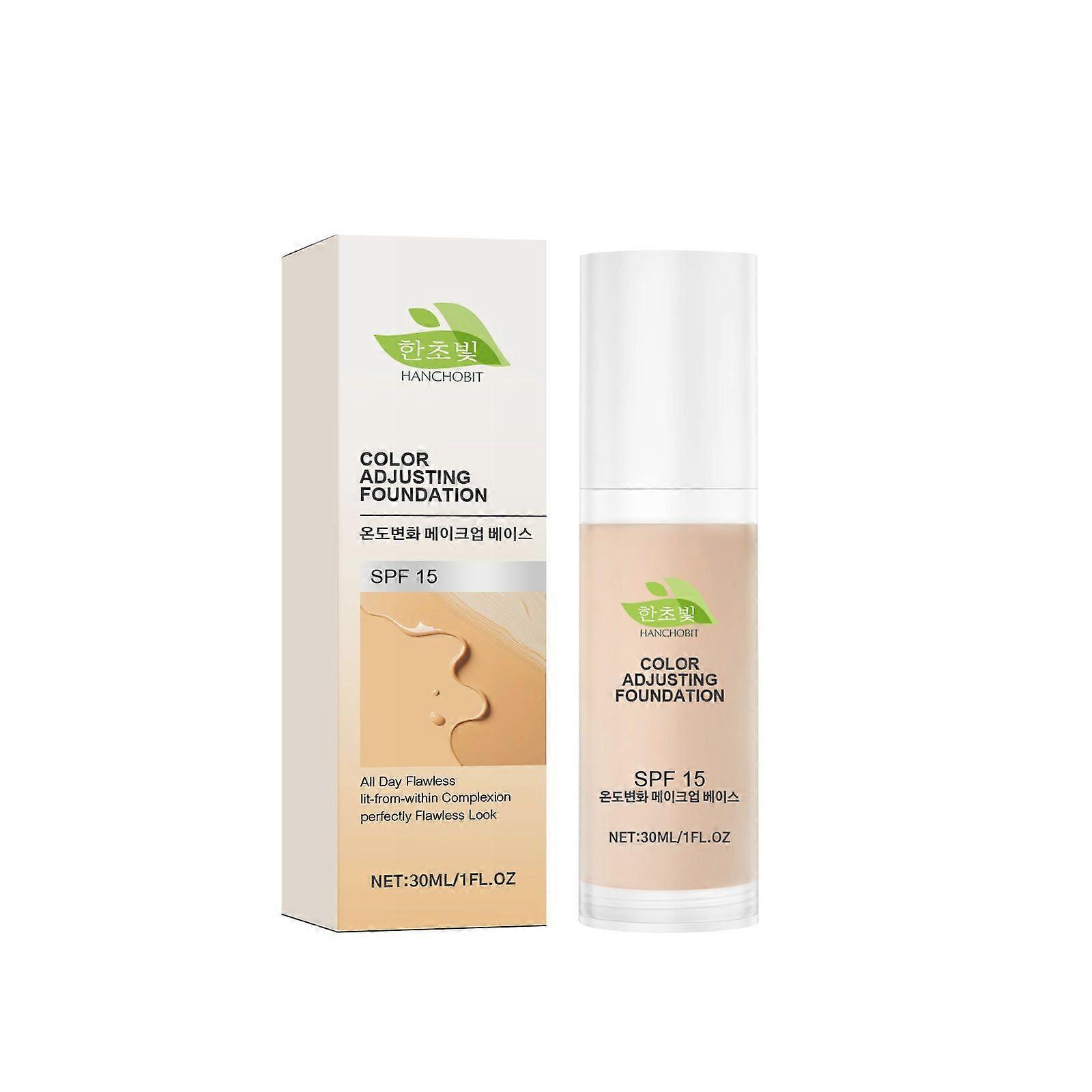 Warming Liquid Foundation - Long-Lasting, Hydrating, Waterproof Face Makeup