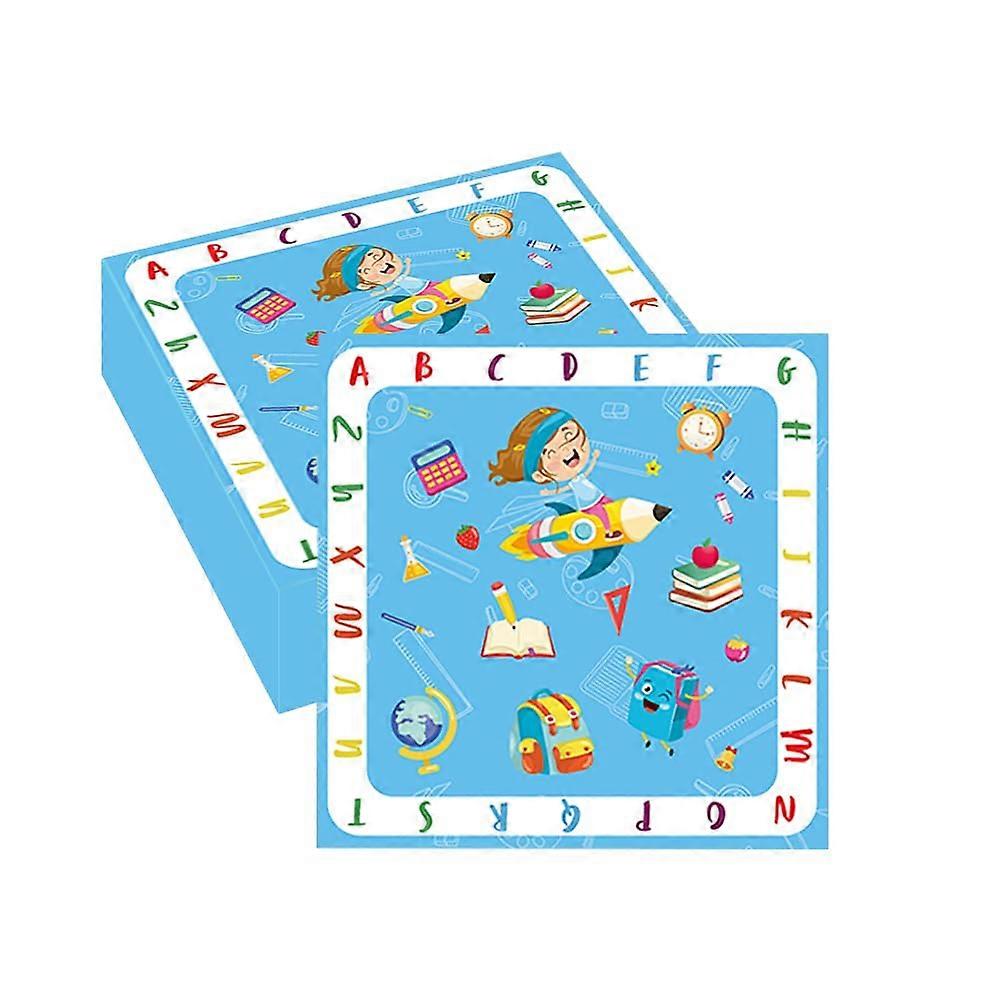 First Day of School Napkins Pack of 40, 33x33 cm School Decoration for Boys, First Day Table Decor Napkins