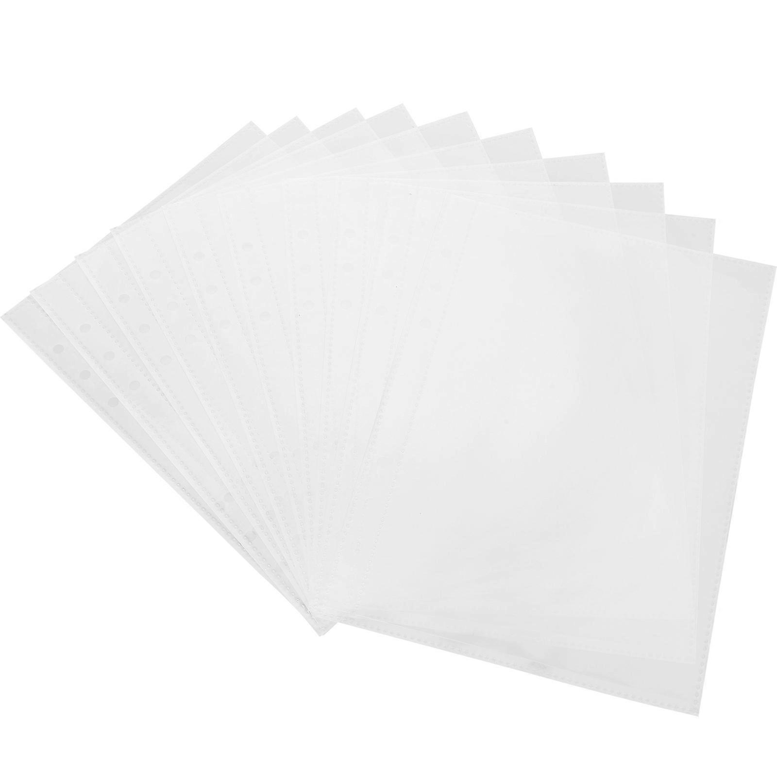 20pcs Transparent Photo Cardholder Inserts for Collecting Photos, Postcards & Business Cards – Reusable Binder Pockets for Portable File Protection