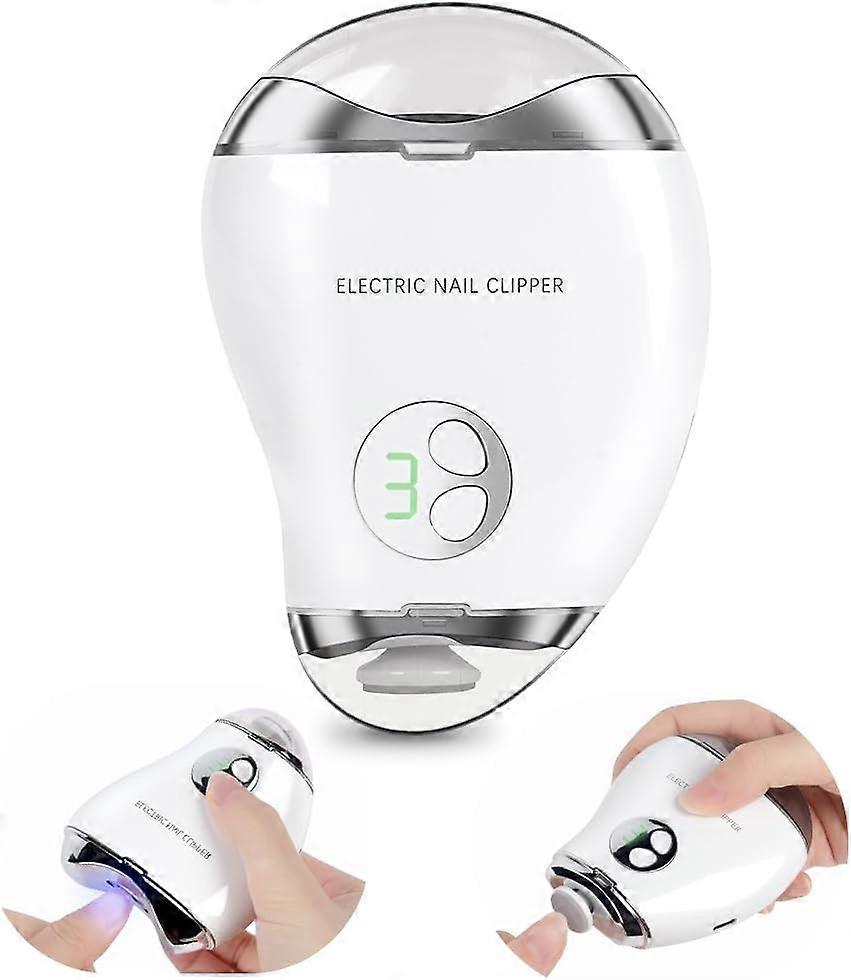 Electric nail clippers, 2 in 1 automatic nail clippers