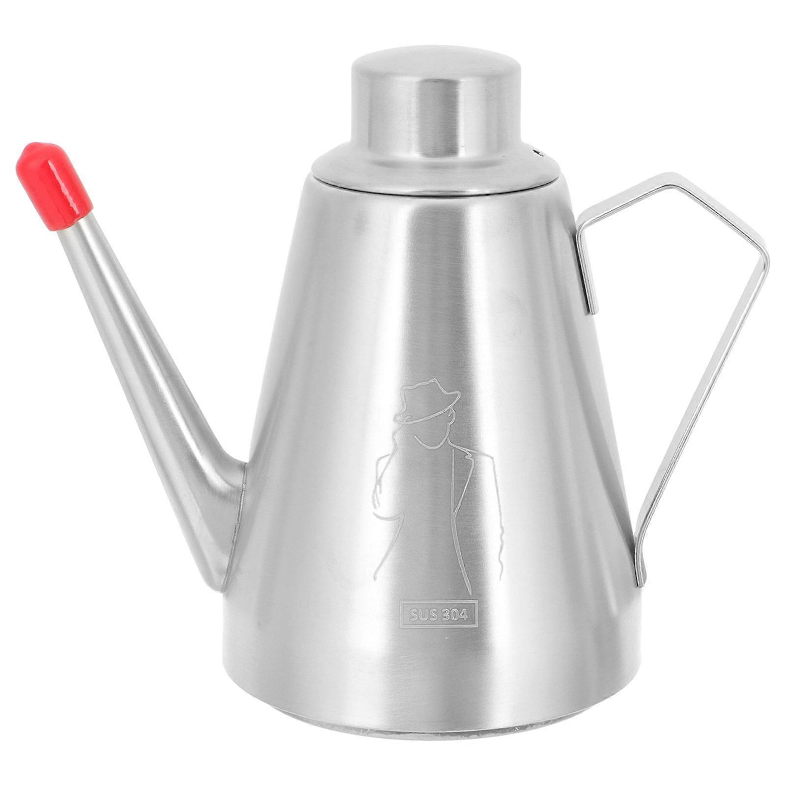 Kitchen Oil Container Handheld Oil Bottle Cooking Tool 1Set Practical Design Non-drip