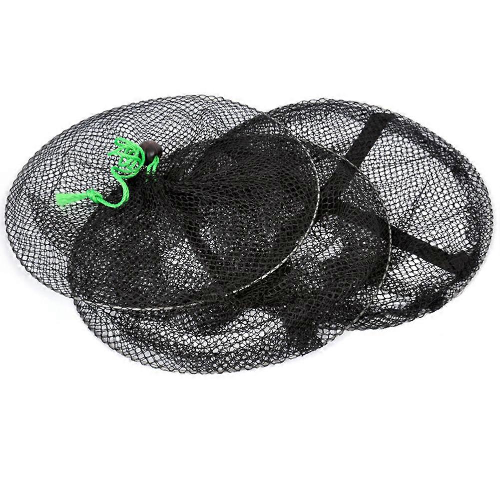 Outdoor Foldable 2 Layers Fishing Net Fish Shrimp Mesh Cage Durable Tackle Accessory