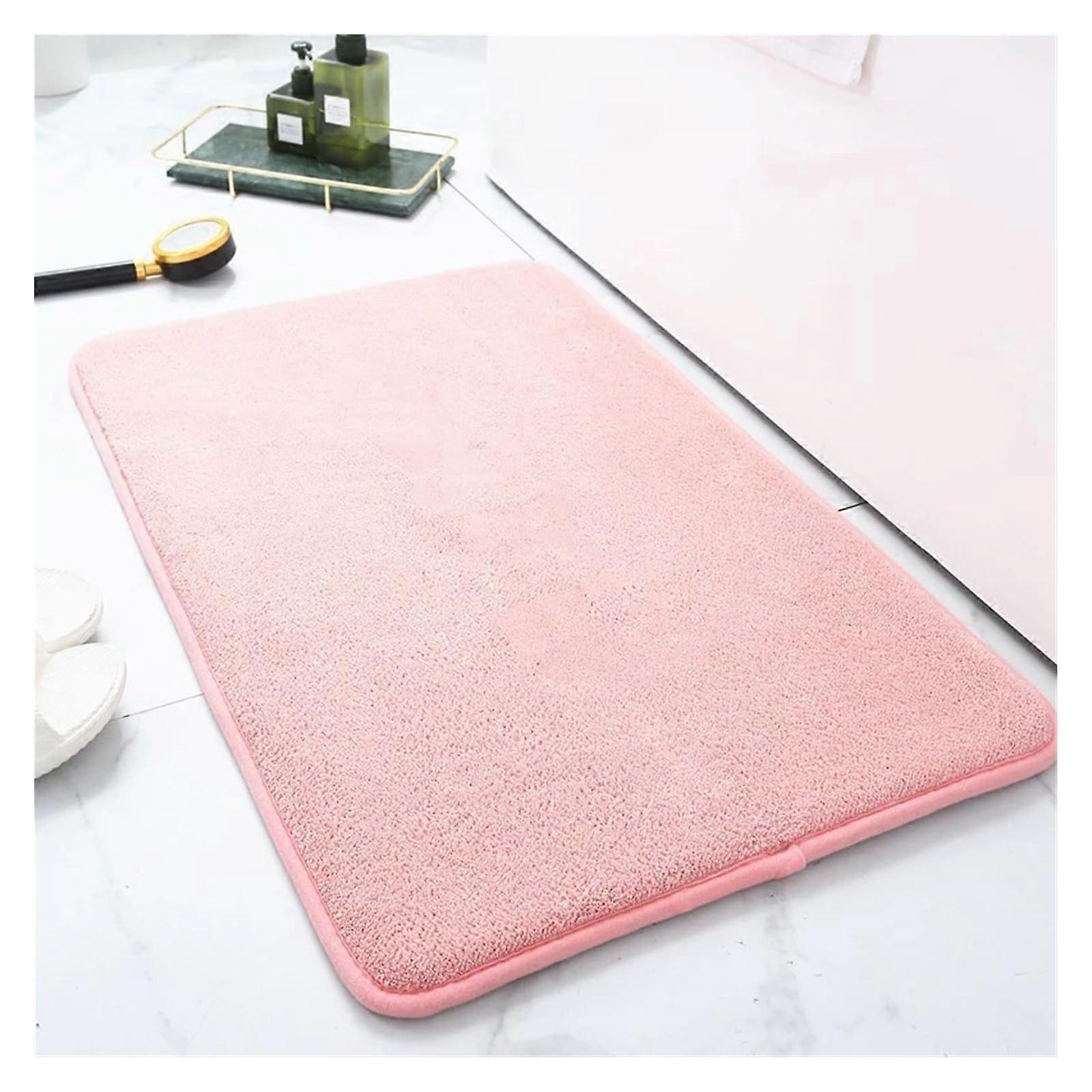 Anti-Slip Bath Mat for Wet Areas, Multi-Purpose Kitchen Rug, Pink, 50x80cm, Soft and Durable Material