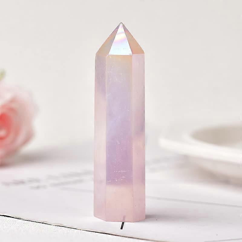 36 Colors Natural Stone Crystal Point Wand Amethyst Rose Quartz Handicraft
