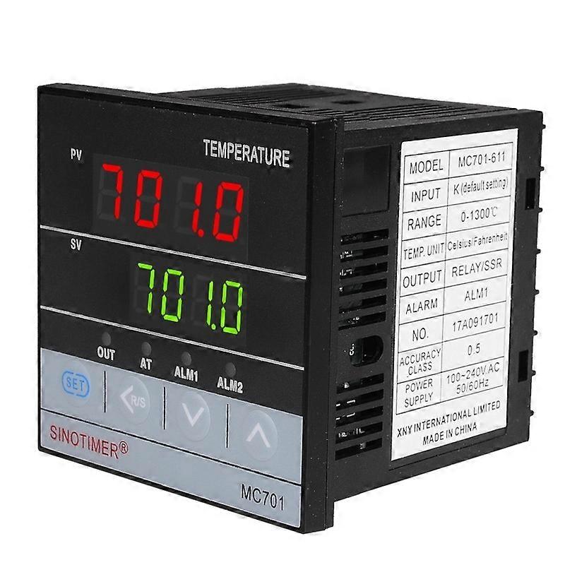 SINOTIMER MC701 PID Intelligent Temperature Controller Meter MC701