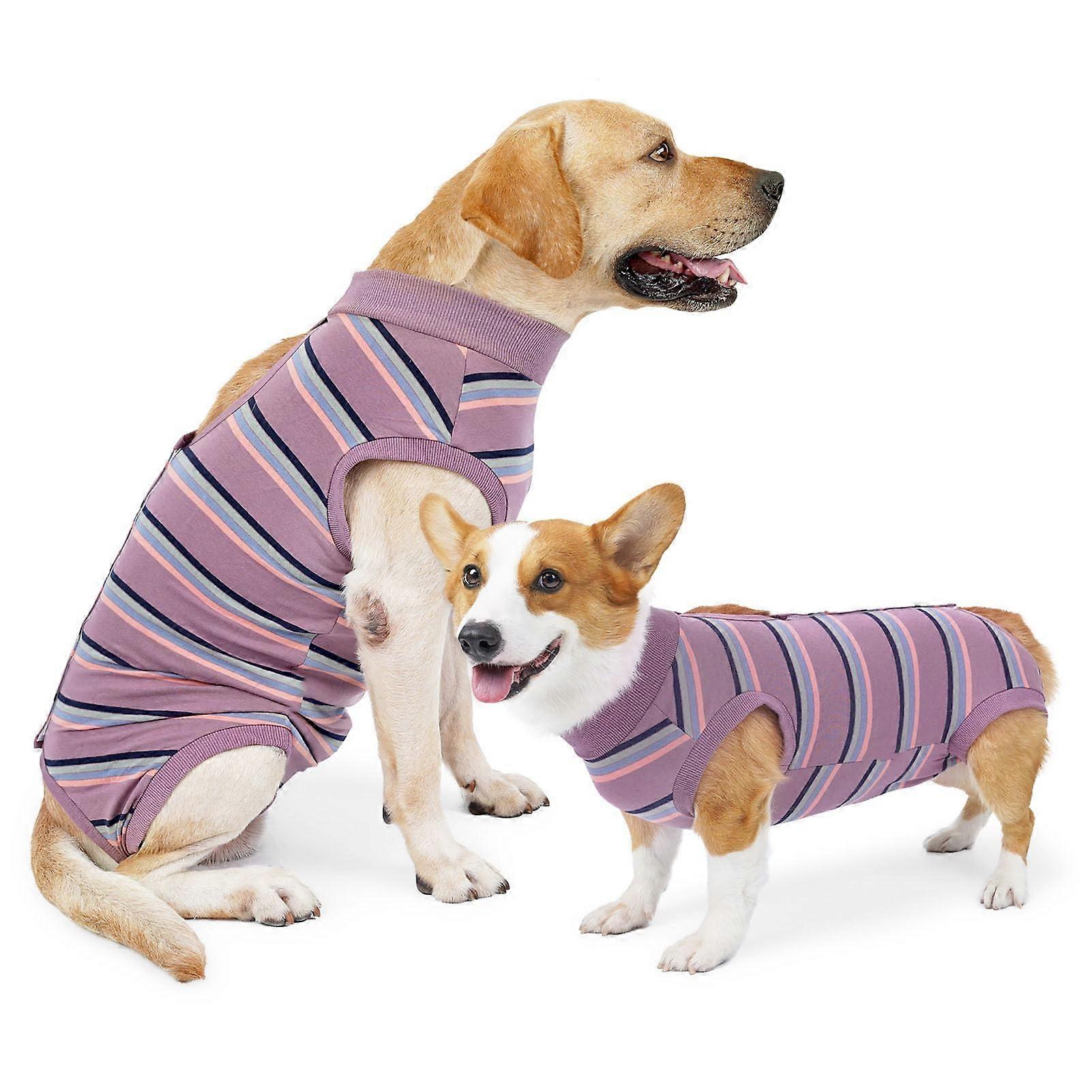 Recovery suit for dogs, soft modal dog recovery suit with Velcro interlayer, for home urine use (yxtgs654kd14)