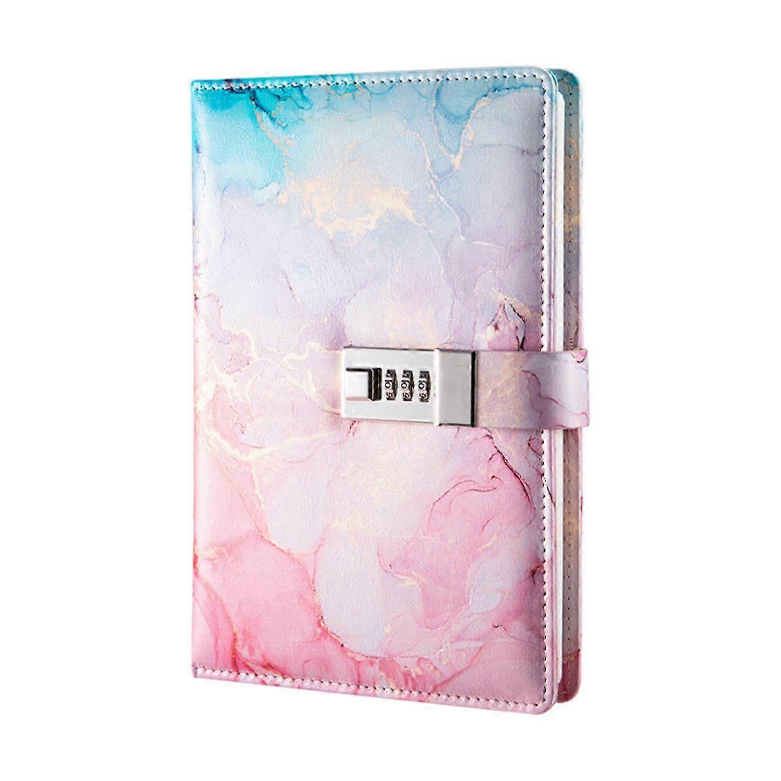 2025 Diary with Lock Personal PU Leather Journal Notebook Locking Journal