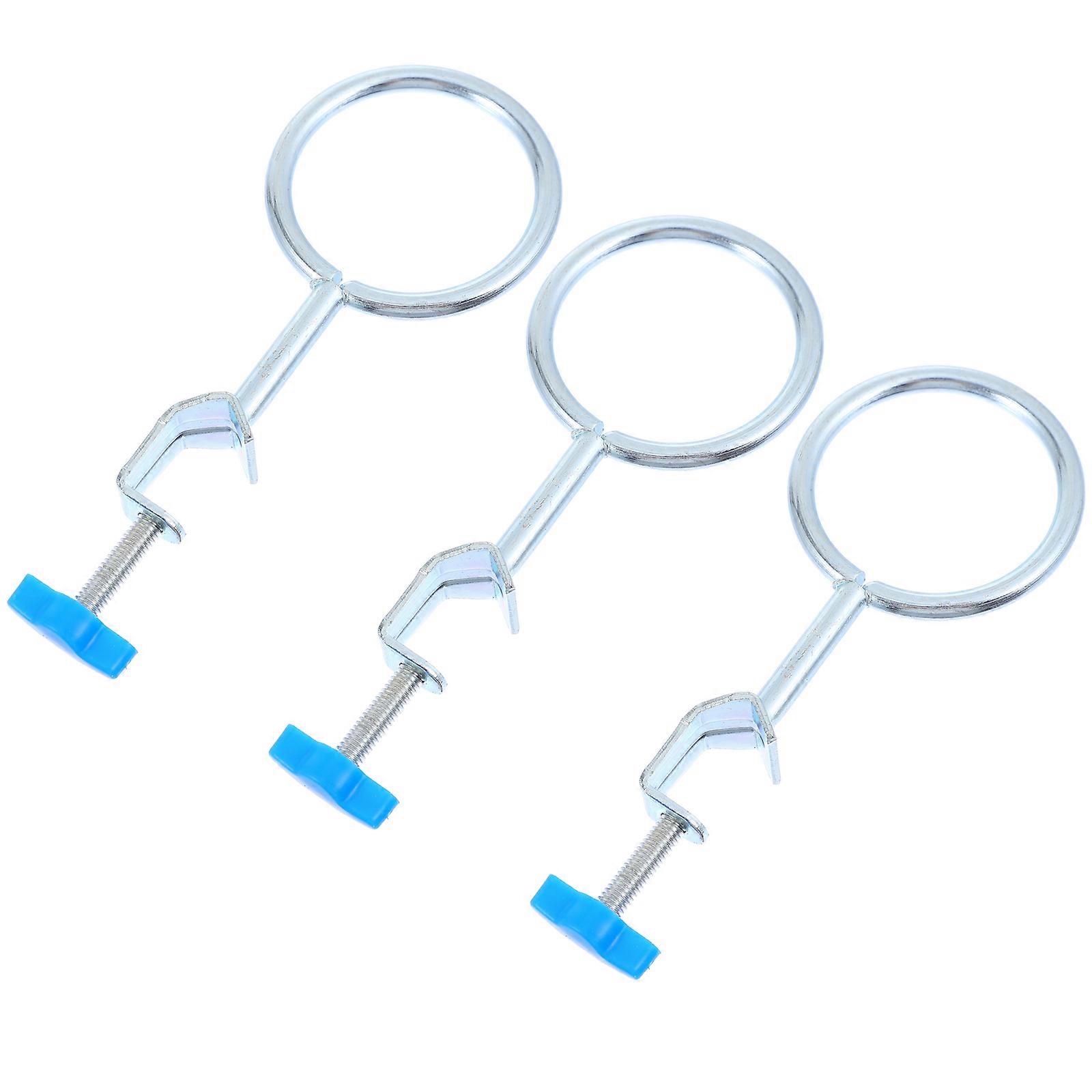 Laboratory Support Frame Equipment Made of Durable Iron for Holding Beakers and Flasks 3pcs Multi