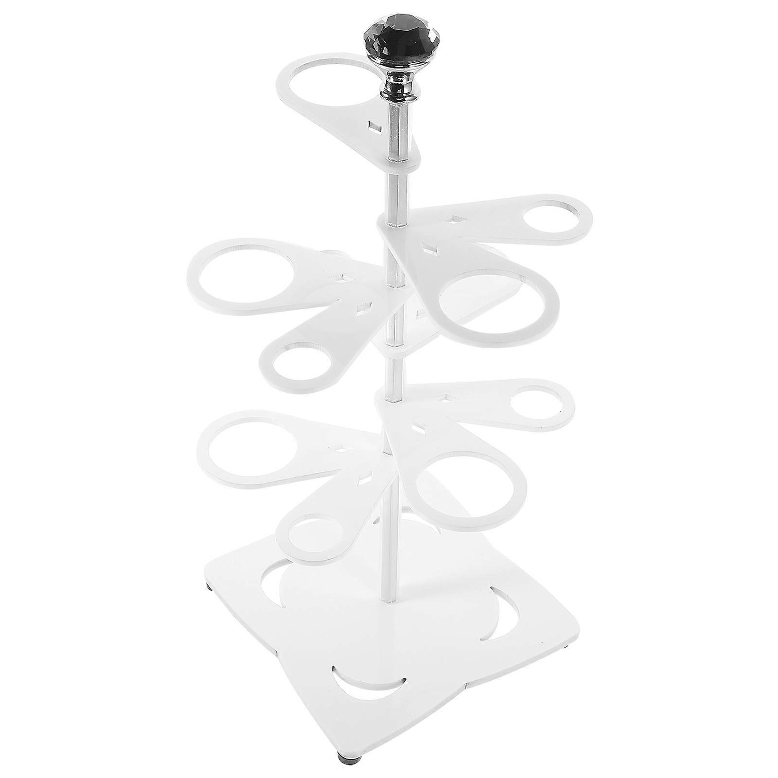 The **Premium Acrylic Ice Cream Cone Holder Stand** is a versatile and stylish display solution designed for use in ice cream parlors, dessert shops,