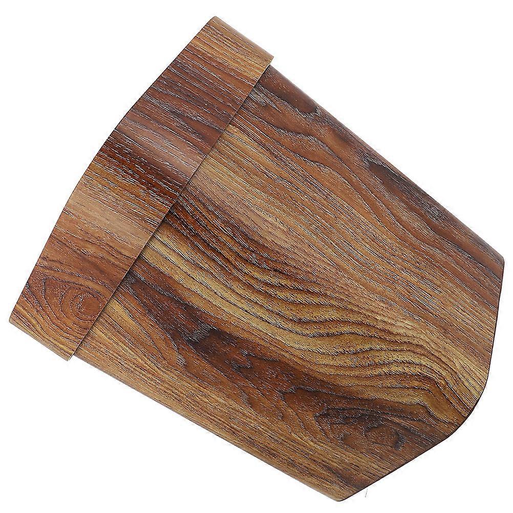 Garbage Can Small Trash Can Rustic Bathroom Trash Storage Plastic For Family 11.6×8.5×8.5in 1Set