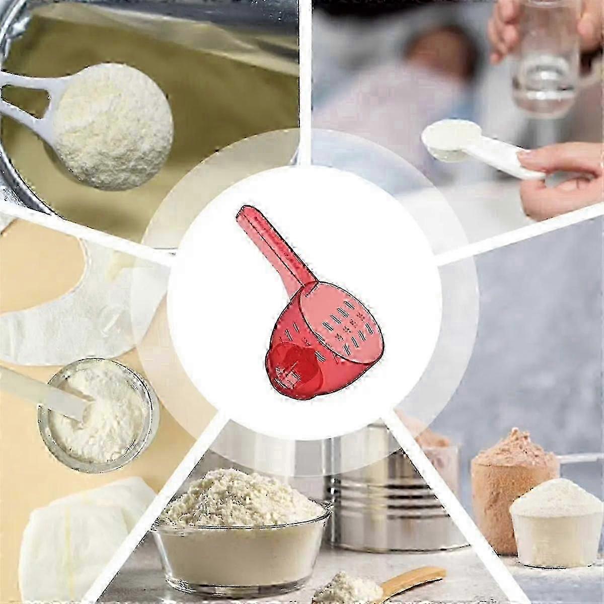 Clear Measuring Cups & Spoons Set - Multipurpose Mixing Cups with Measurement Scales - Blue Transparent Design for Easy Use